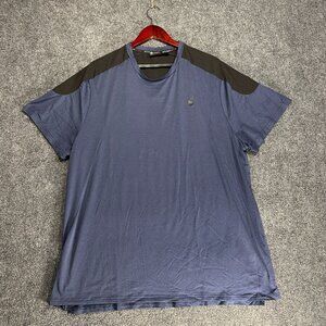 Spyder Active Tee Shirt Mens XXL Blue Short Sleeve Crew Neck Reflective Proweb